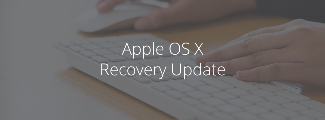 Update: Apple OS X Recovery