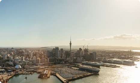 Auckland city skyline - Get in touch